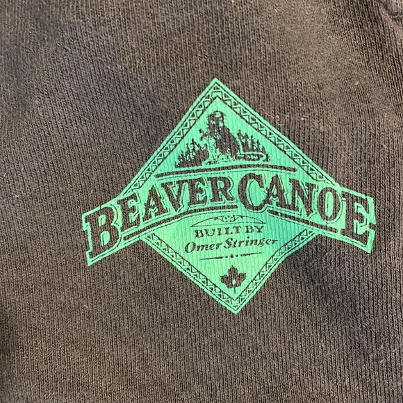 Beaver Canoe - Toddler Boys 3T - Blue Sweatshort w/ Teal Logo - Picture 3 of 3
